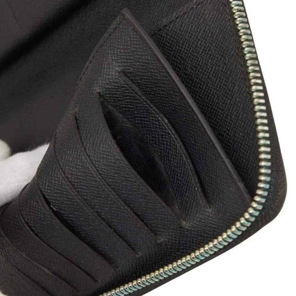 Louis Vuitton Epi Zippy Vertical Wallet Black